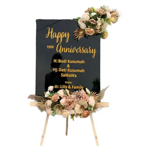 Papan Bunga Akrilik Undar Andir