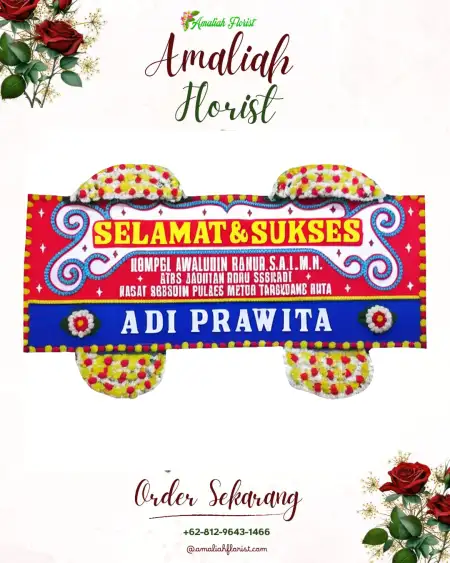 Papan Bunga Ucapan Selamat Undar Andir